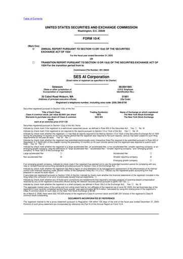 Thumbnail SES AI 10-K Annual Report 2025