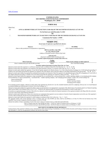 Thumbnail Nerdy, Inc, 10-K Annual Report 2024