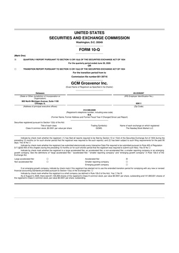Thumbnail GCM Grosvenor 10-Q Quarterly Report FY2026 Q2