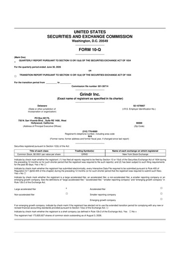 Thumbnail Grindr 10-Q Quarterly Report FY2026 