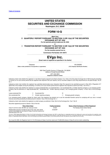 Thumbnail EVgo 10-Q Quarterly Report FY2026 