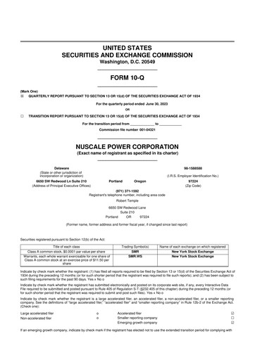 Thumbnail NuScale Power 10-Q Quarterly Report FY 