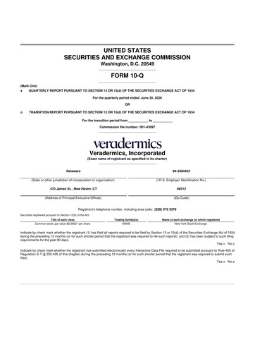 Thumbnail Veradermics 10-Q Quarterly Report FY2026 