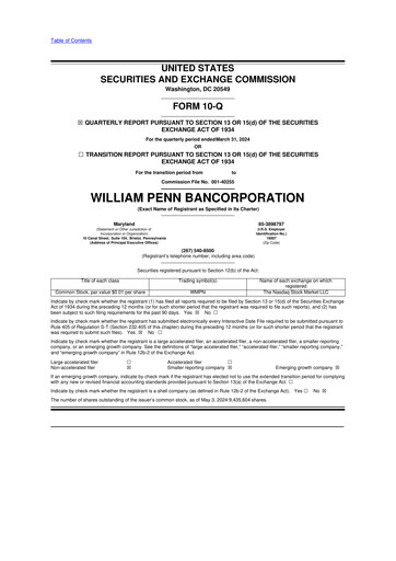 Thumbnail William Penn Bancorporation 10-Q Quarterly Report FY2024 