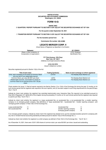 Thumbnail Southland Holdings 10-Q Quarterly Report FY2021 