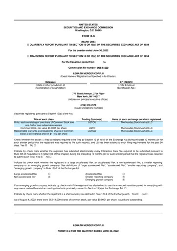 Thumbnail Southland Holdings 10-Q Quarterly Report FY2022 