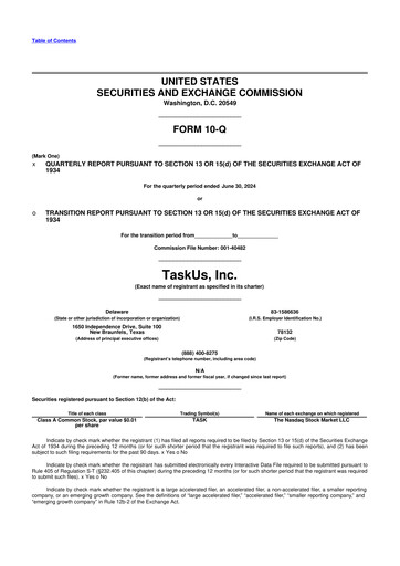 Thumbnail TaskUs 10-Q Quarterly Report FY2024 