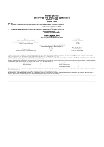 Thumbnail loanDepot 10-Q Quarterly Report FY2023 