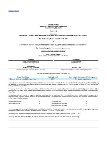 Thumbnail Serve Robotics 10-Q Quarterly Report FY2024 