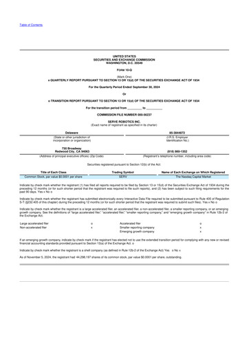 Thumbnail Serve Robotics 10-Q Quarterly Report FY2024 