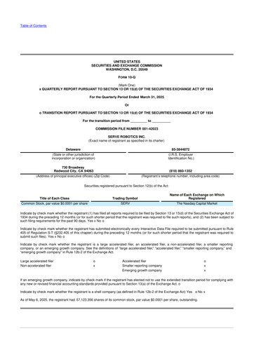Thumbnail Serve Robotics 10-Q Quarterly Report FY2025 