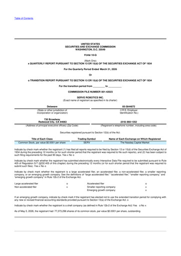 Thumbnail Serve Robotics 10-Q Quarterly Report FY2026 
