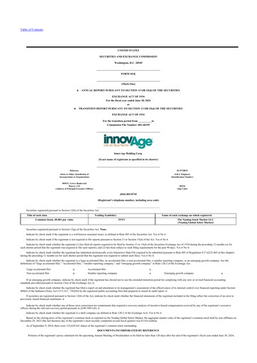 Thumbnail InnovAge 10-K Annual Report 2024