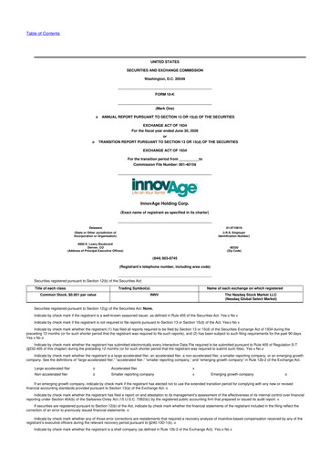 Thumbnail InnovAge 10-K Annual Report 2026