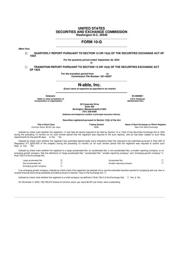 Thumbnail N-Able 10-Q Quarterly Report FY2024 