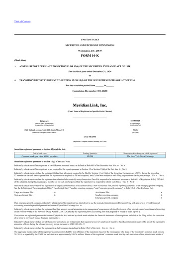 Thumbnail MeridianLink 10-K Annual Report 2024