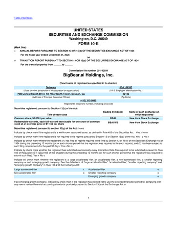 Thumbnail BigBear.ai 10-K Annual Report 2025