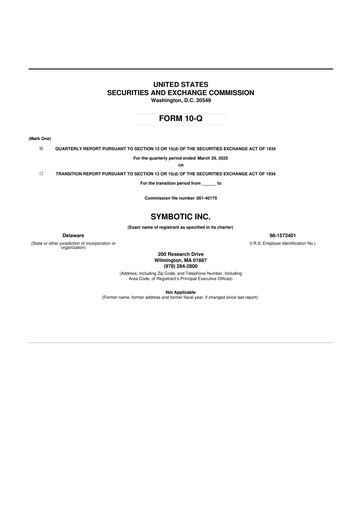 Thumbnail Symbotic 10-Q Quarterly Report FY2025 