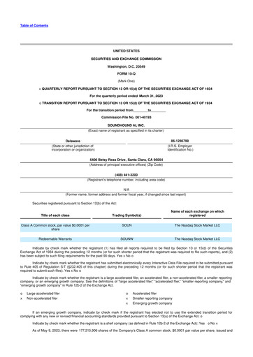 Vorschaubild SoundHound AI 10-Q Quartalsbericht 2023 