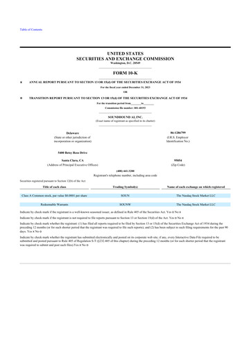 Thumbnail SoundHound AI 10-K Annual Report 2023