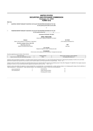 Thumbnail OPAL Fuels 10-Q Quarterly Report FY2024 