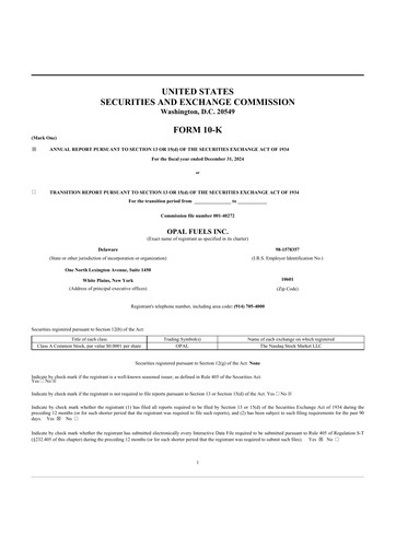 Thumbnail OPAL Fuels 10-K Annual Report 2024