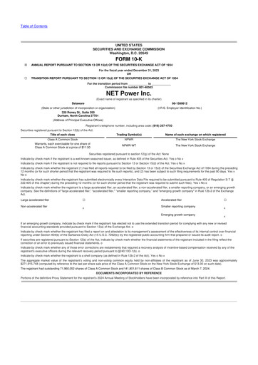 Thumbnail NET Power 10-K Annual Report 2023