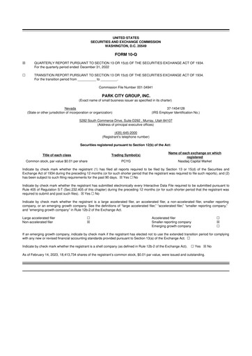 Miniature ReposiTrak 10-Q Rapport trimestriel  