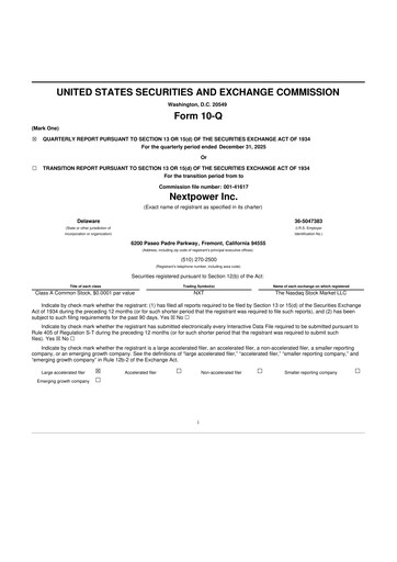 Thumbnail Nextpower 10-Q Quarterly Report FY2026 