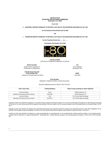 Thumbnail i-80 Gold 10-Q Quarterly Report FY2025 