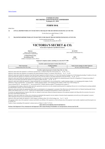 Thumbnail Victoria's Secret & Co 10-K Annual Report 2023