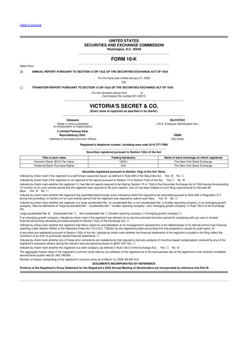 Thumbnail Victoria's Secret & Co 10-K Annual Report 2025