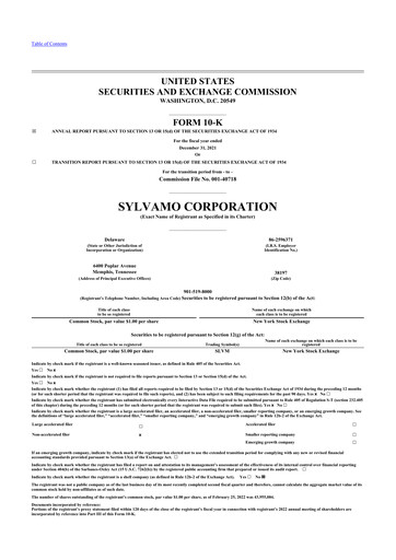 Thumbnail Sylvamo 10-K Annual Report 2021