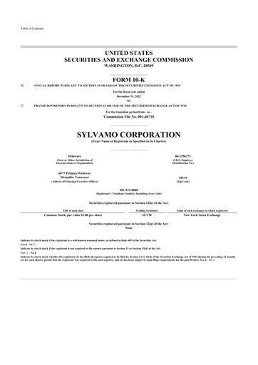 Thumbnail Sylvamo 10-K Annual Report 2022