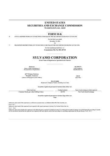 Thumbnail Sylvamo 10-K Annual Report 2024