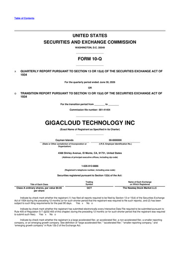 Thumbnail GigaCloud Technology 10-Q Quarterly Report FY2026 