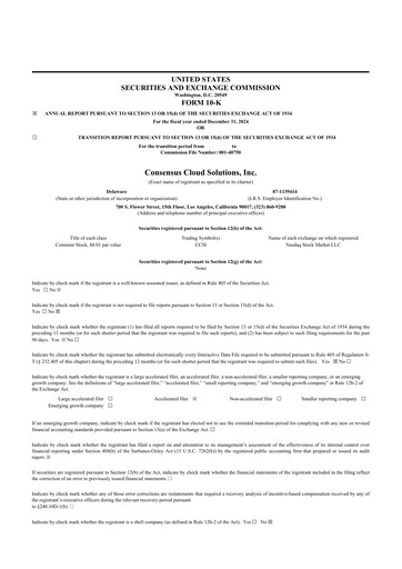 Thumbnail Consensus Cloud Solutions 10-K Annual Report 2024