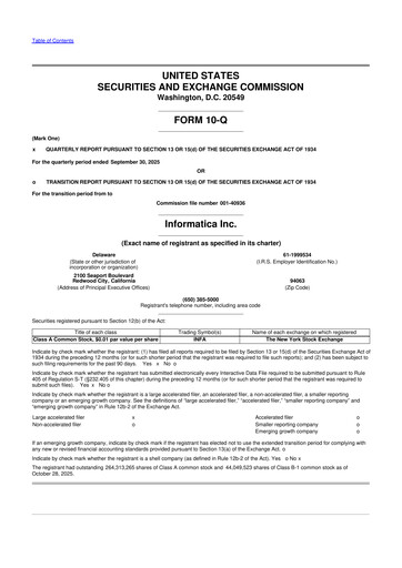 Miniature Informatica 10-Q Rapport trimestriel 2025 