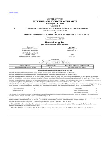 Thumbnail Fluence Energy 10-K Annual Report 