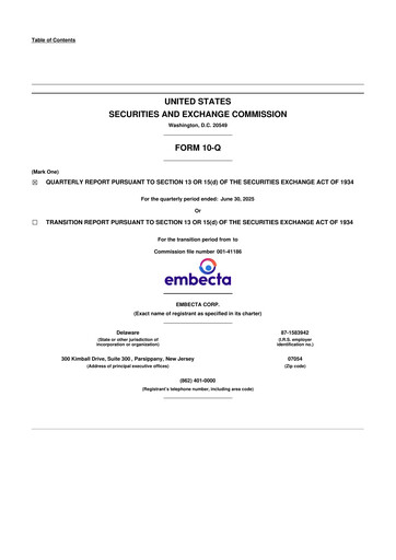 Thumbnail Embecta 10-Q Quarterly Report FY2025 