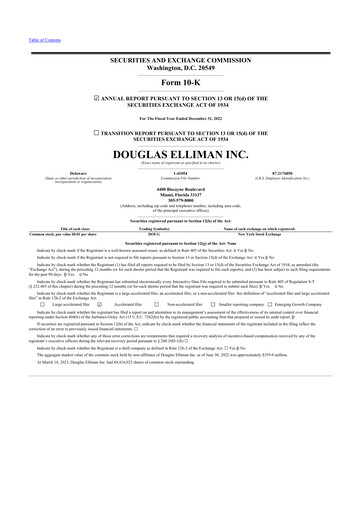 Thumbnail Douglas Elliman 10-K Annual Report 2022