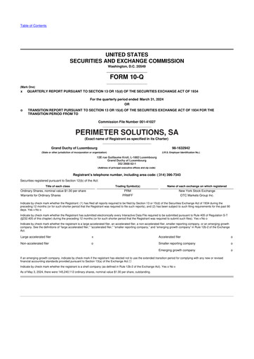 Thumbnail Perimeter Solutions 10-Q Quarterly Report FY2024 