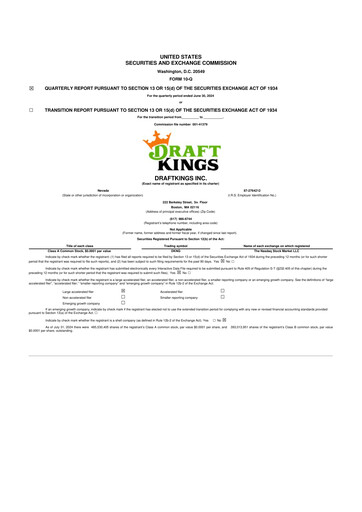 Thumbnail DraftKings 10-Q Quarterly Report FY2024 