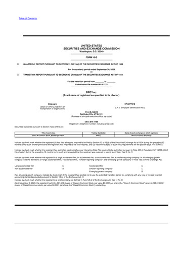 Thumbnail Black Rifle Coffee Company (BRCC) 10-Q Quarterly Report FY2023 