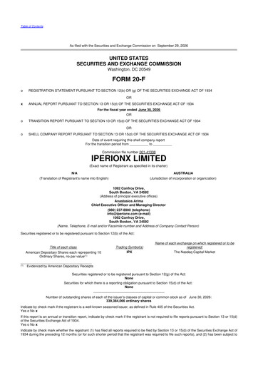Thumbnail IperionX 20-F Annual Report 2026