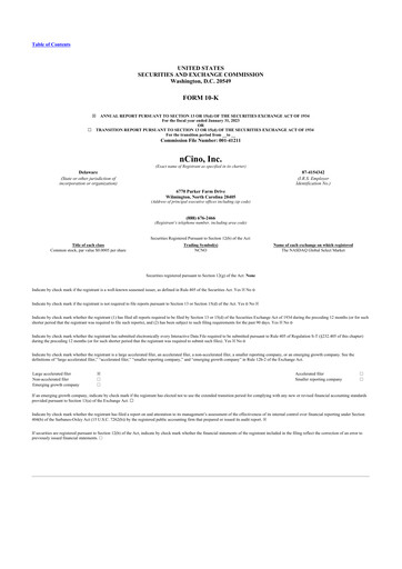 Thumbnail nCino 10-K Annual Report 2023