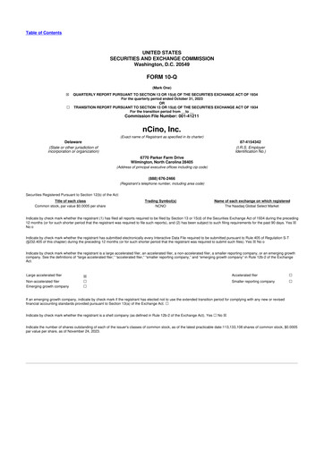 Thumbnail nCino 10-Q Quarterly Report FY2024 
