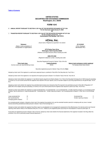 Thumbnail nCino 10-K Annual Report 2026