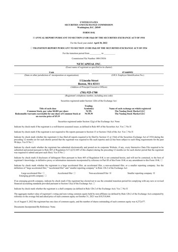 Thumbnail Netcapital 10-K Annual Report 2022