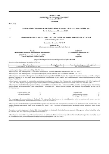 Thumbnail Expion360 10-K Annual Report 2024